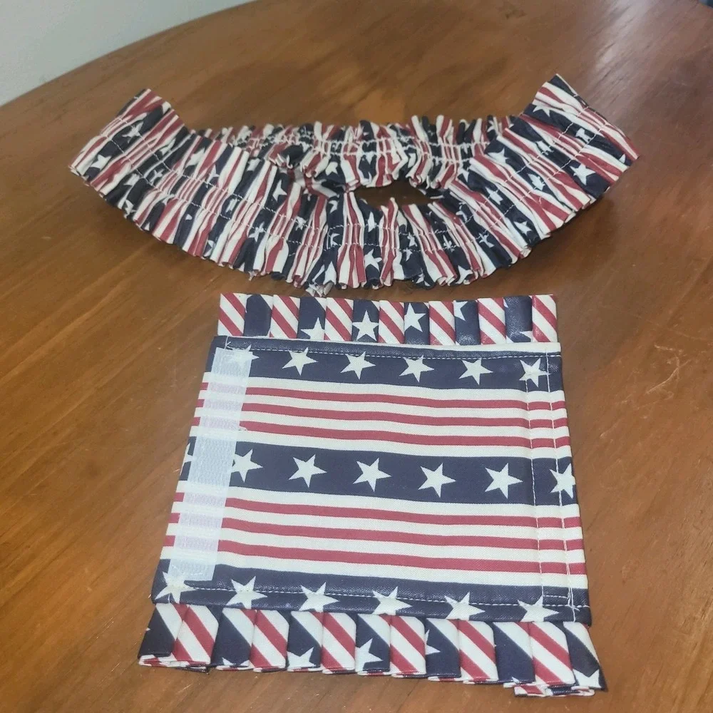 Longaberger Basket Liner And Gripper All‎ American Pattern